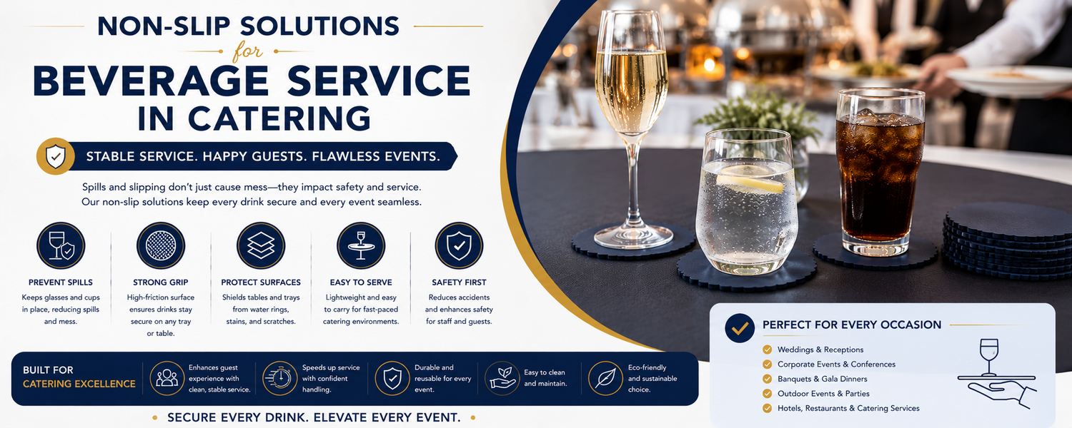 Non-Slip Solutions for Beverage Service in Catering