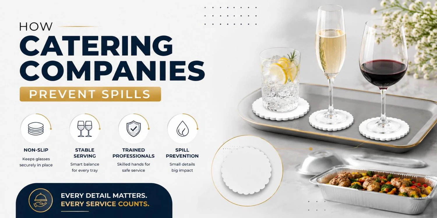 How Catering Companies Prevent Spills