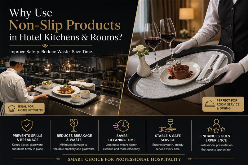 Why Use Non Slip Products In Hotel Kitchens Rooms
