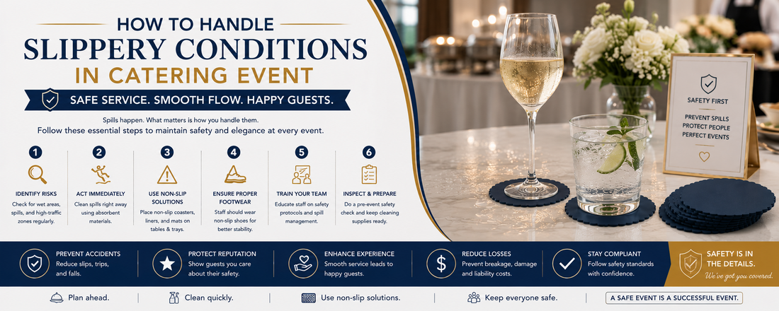 How to Handle Slippery Conditions in Catering Events