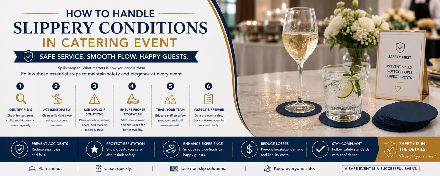 How to Handle Slippery Conditions in Catering Events