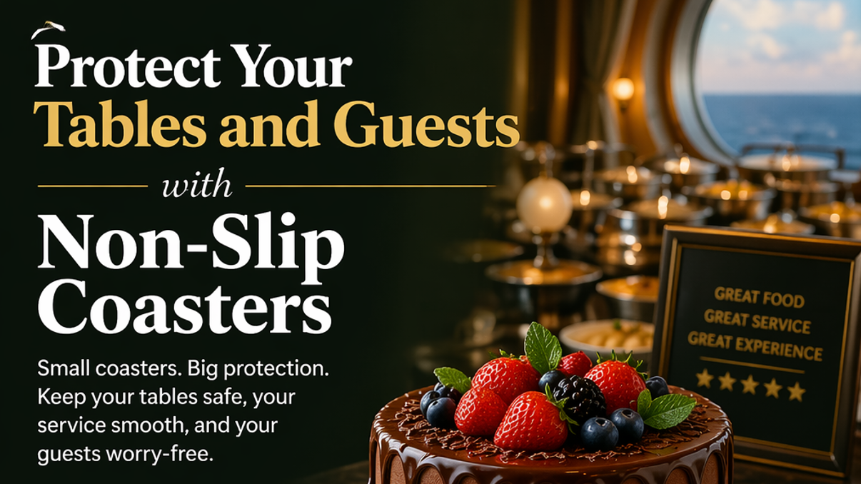 Protect Your Tables and Guests with Non-Slip Coasters