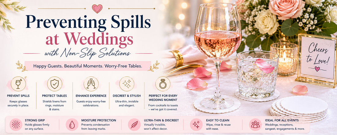 Preventing Spills at Weddings with Non-Slip Solutions